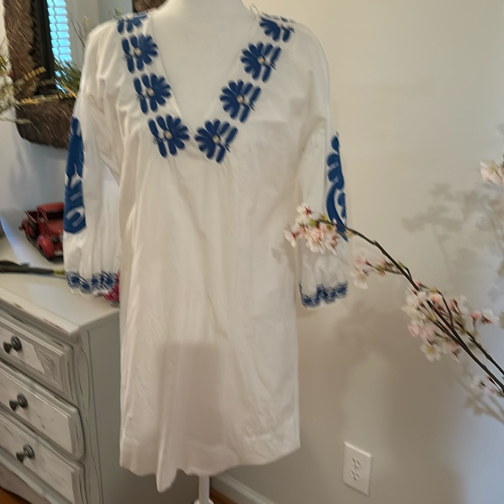 Madewell embroidery dress
